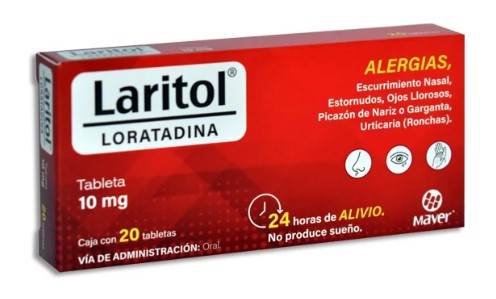 LARITOL (LORATADINE) 10MG 20 TABLETS