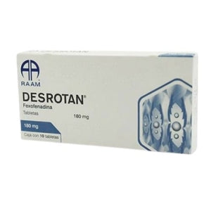 DESROTAN (FEXOFENADINE) 180MG 10TAB