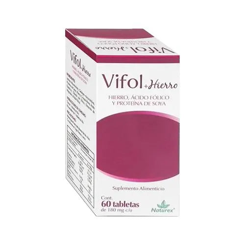 VIFOL + HIERRO 60 TAB 180MG