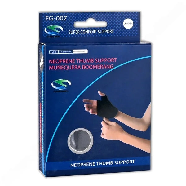 BOOMERANG UNIVERSAL THUMB WRIST BRACE 1 PIECE