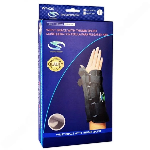 RIGHT THUMB SPLINT WRIST BRACE - MEDIUM
