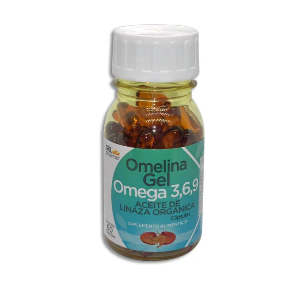 OMELINA GEL OMEGA 3,6,9 W/ORGANIC FLAXSEED OIL 60 CAPSULES