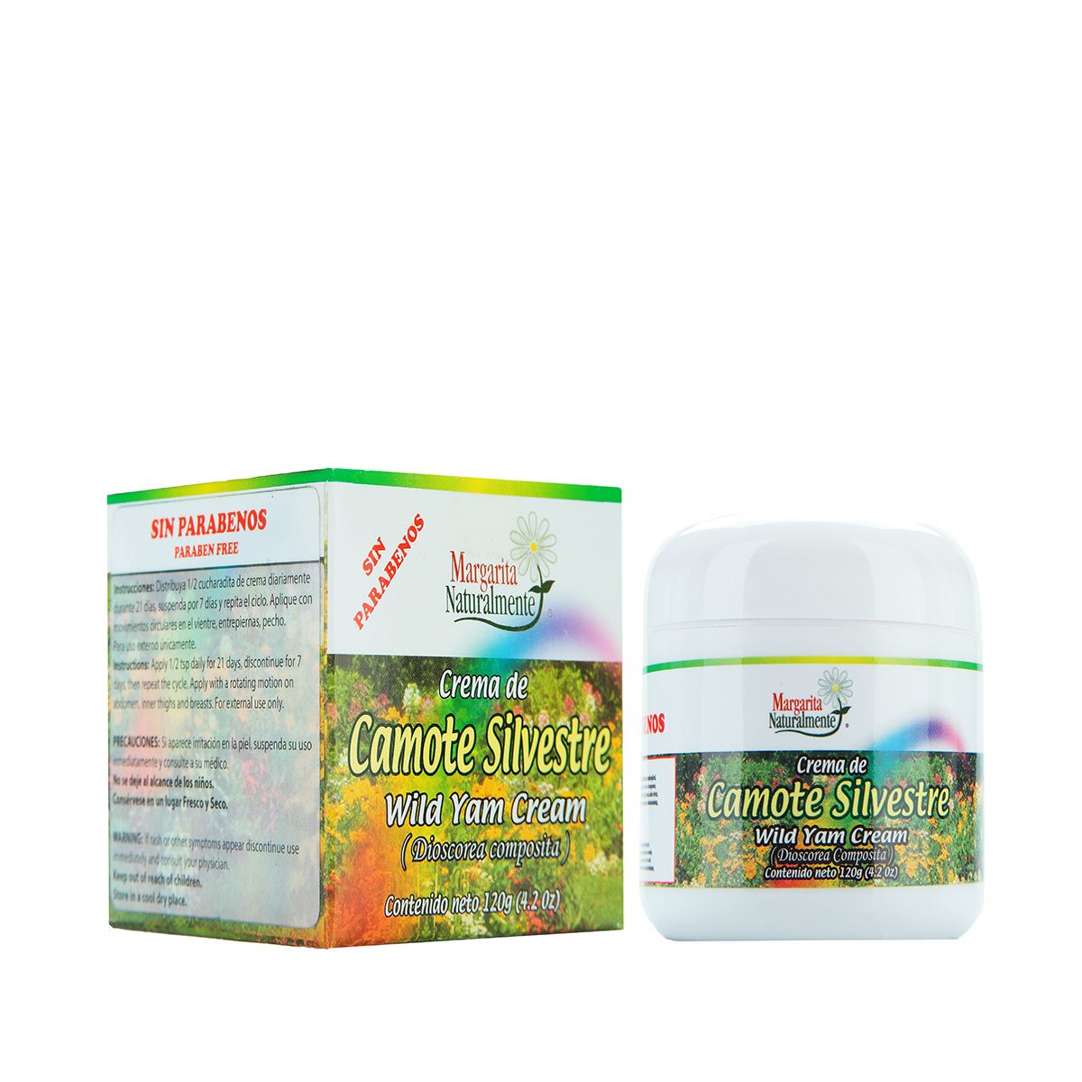 CAMOTE SILVESTRE CREMA 120G (MARGARITA NATURALMENTE)
