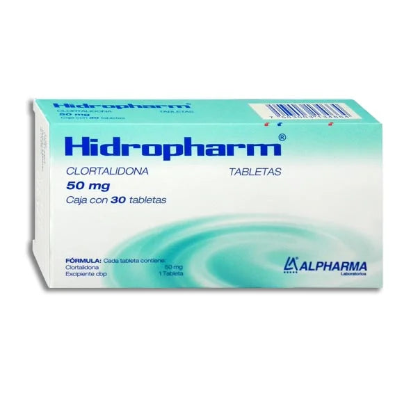 HIDROPHARM (CHLORTHALIDONE) 50MG 30TABS