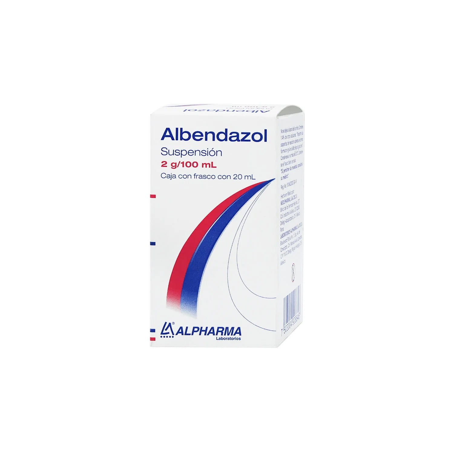 ALBENDAZOLE 2G/100ML ORAL SUSPENSION 20ML