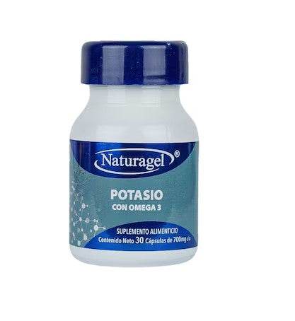 POTASSIUM WITH OMEGA 3-700MG WITH 30 CAPSULES (NATURAGEL)