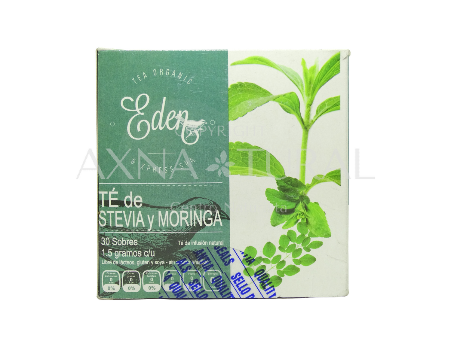 MORINGA TEA WITH STEVIA 30 SACHETS