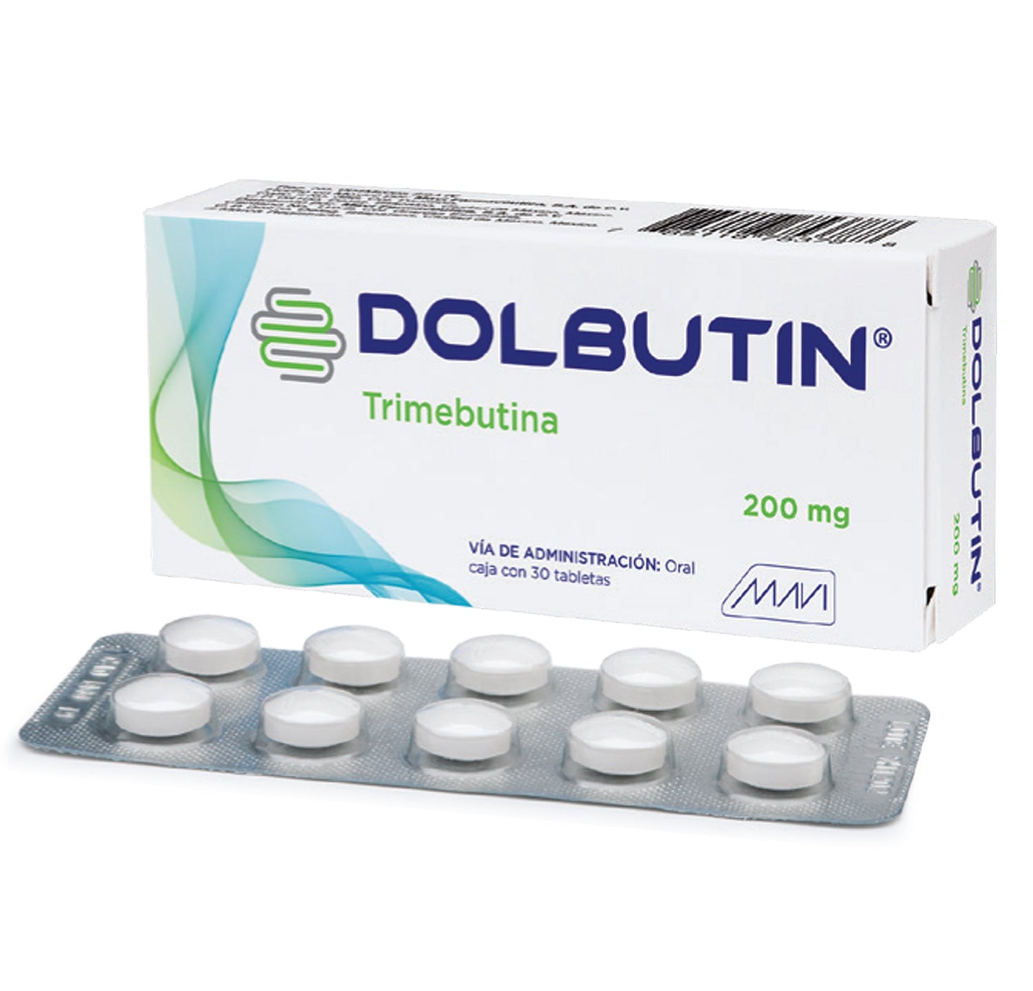 DOLBUTIN (TRIMEBUTINA) 200MG 30TABLETAS