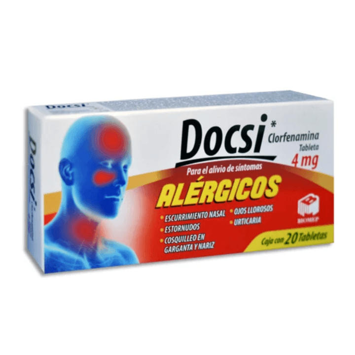 DOCSI (CHLORPHENAMINE) 4MG 20 TABLETS