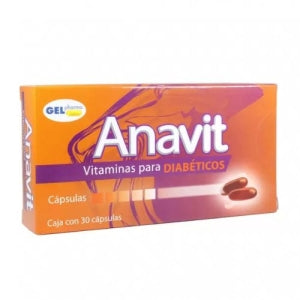 ANAVIT (VITAMINAS PARA DIABETICOS) 30CAPS – FARMACIA DEL NIÑO