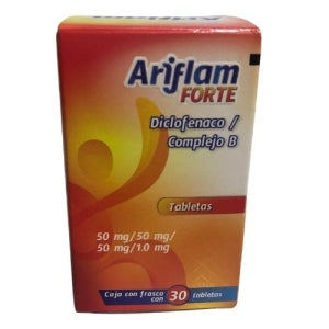 ARIFLAM FORTE (DICLOFENAC/B COMPLEX) 50MG/50mg 30TAB