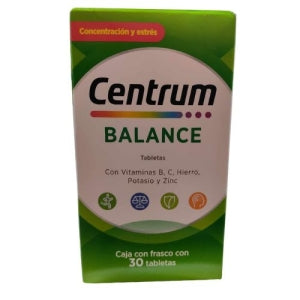 CENTRUM BALANCE VITAMINS AND MINERALS 30TABS