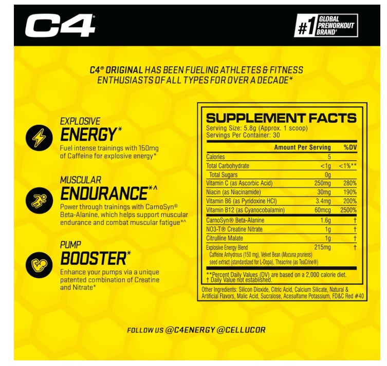 CEL C4 ORIGINAL V2 30SERV CHERRY LEMONADE