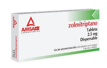 ZOLMITRIPTAN 2.5MG, 2 TABLETS