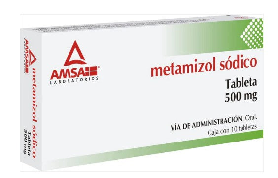 METAMIZOLE SODIUM (METAMIZOLE SODIUM) 500MG 10 TABLETS
