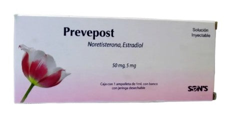 PREVEPOST (NORETHISTERONE/ESTRADIOL) INJ SOL W/1 AMP-SYR 1ML 50/5MG