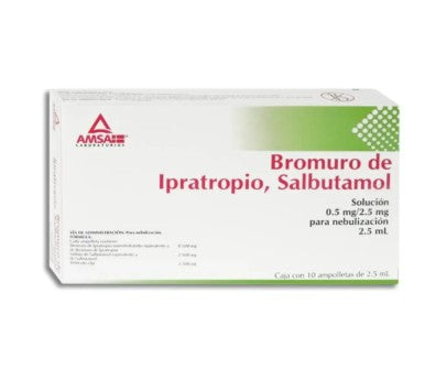 STERIVENT NEBULIZER SOLUTION 10 AMPS.