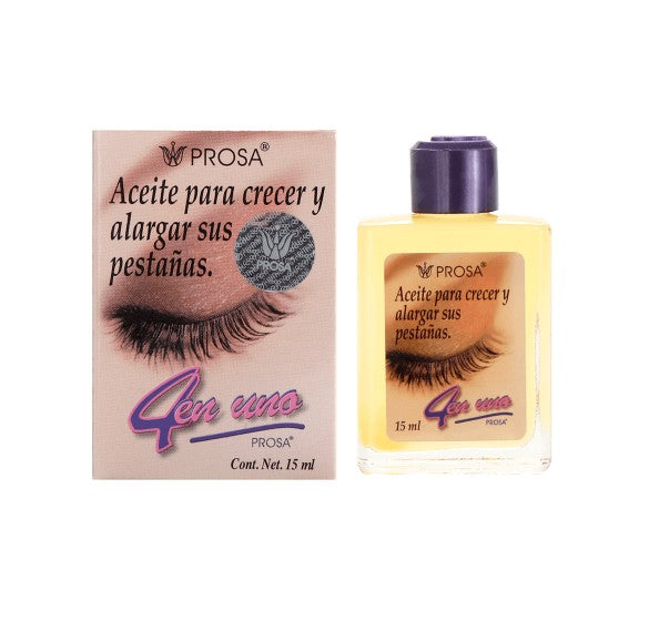 EYELASH GROWTH AND LENGTHENING OIL (4 IN 1) 15ML