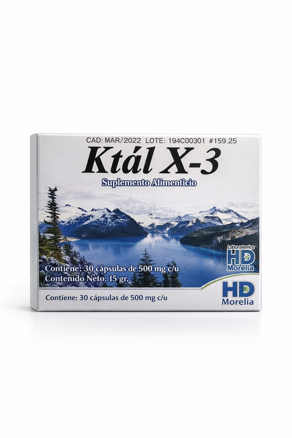 KTAL X-3 30 CAPSULES 500MG