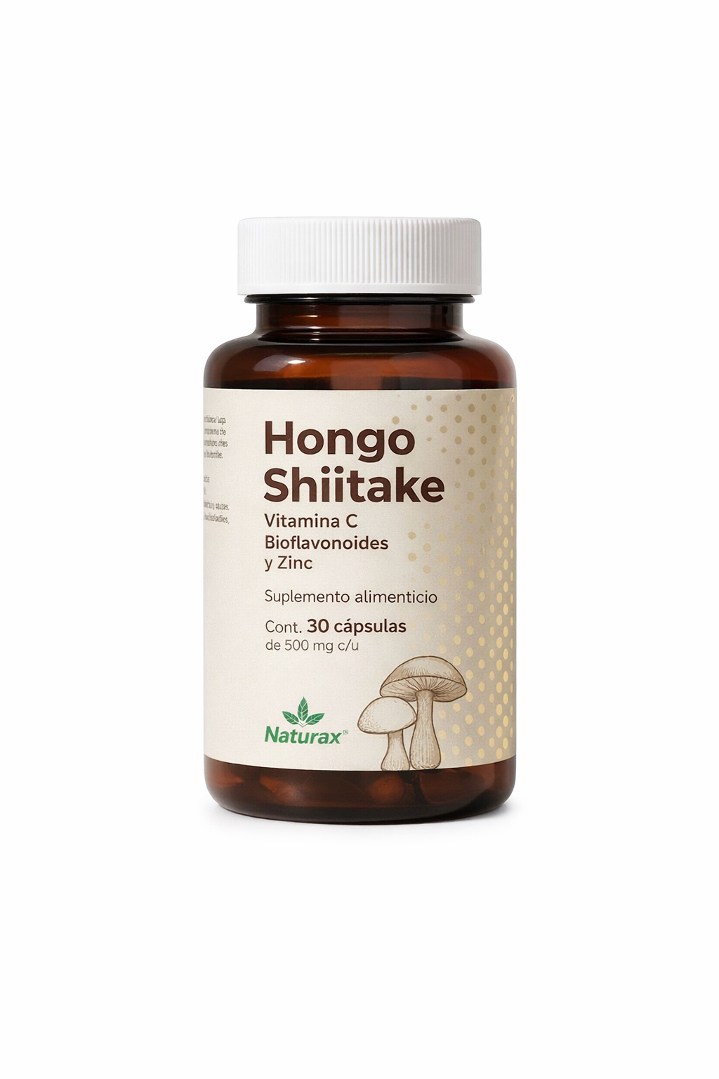 HONGO SHIITAKE (Naturex) Fco. c/30 CAPS. 500 MG