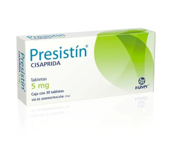 PRESISTIN (CISAPRIDA) 5MG 30TABLETAS