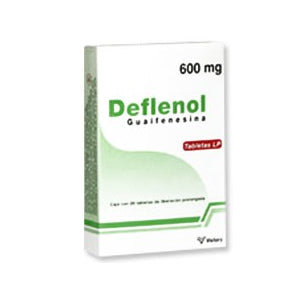 DEFLENOL (GUAIFENESIN) 600MG 20 TABL EXTENDED RELEASE