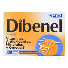 DIBENEL (VITAMINAS, ANTIOXIDANTES, MINERALES, OMEGA 3) 30CAPSULAS 0,940G