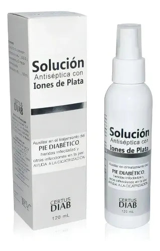 SOLUCION ANTISEPTICA CON IONES DE PLATA 120ML