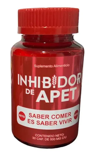 INHIBIDOR DE APETITO 500 MG 30 CAPSULAS (KETO)