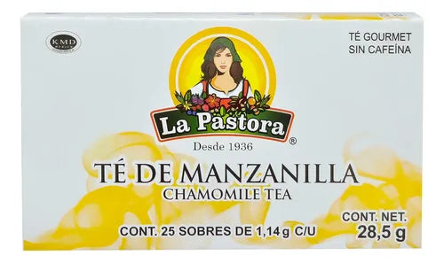 TE MANZANILLA LA PASTORA 25 SOBRES