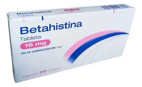 BETAHISTINE 16MG 20TABLETS