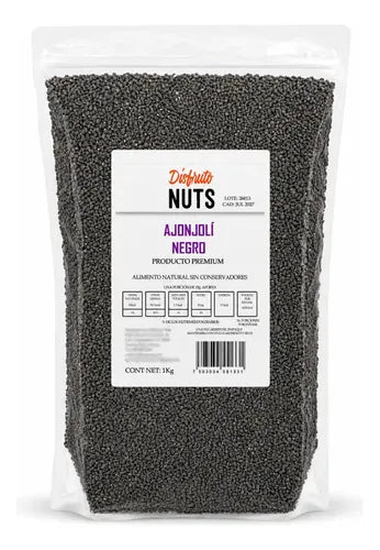 AJONJOLI NEGRO DISFRUTO NUTS 1 KG