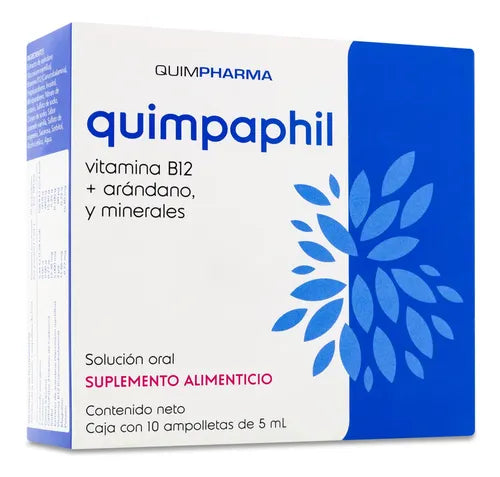 QUIMPAPHIL ORAL SOLUTION WITH 10 AMPOULES 5ML