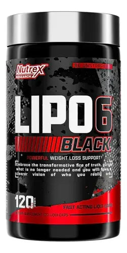 NUTREX RESEARCH LIPO 6 BLACK 120 CAPSULAS