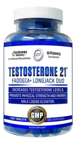 TESTOSTERONE 21 HTP 120 TABLETAS