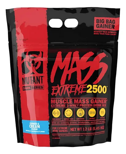 MUT MASS XXXTREME 2500 12 LB COOKIES & CREAM