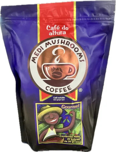 MED MUSHROOM COFFEE 20 SOBRES