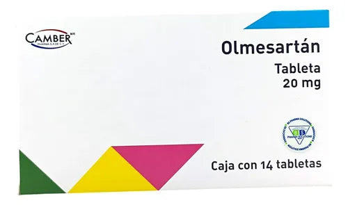 OLMESARTAN 20MG WITH 14 TABLETS