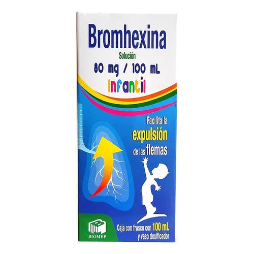 BROMHEXINE 80MG ORAL SOLUTION FOR CHILDREN 100ML