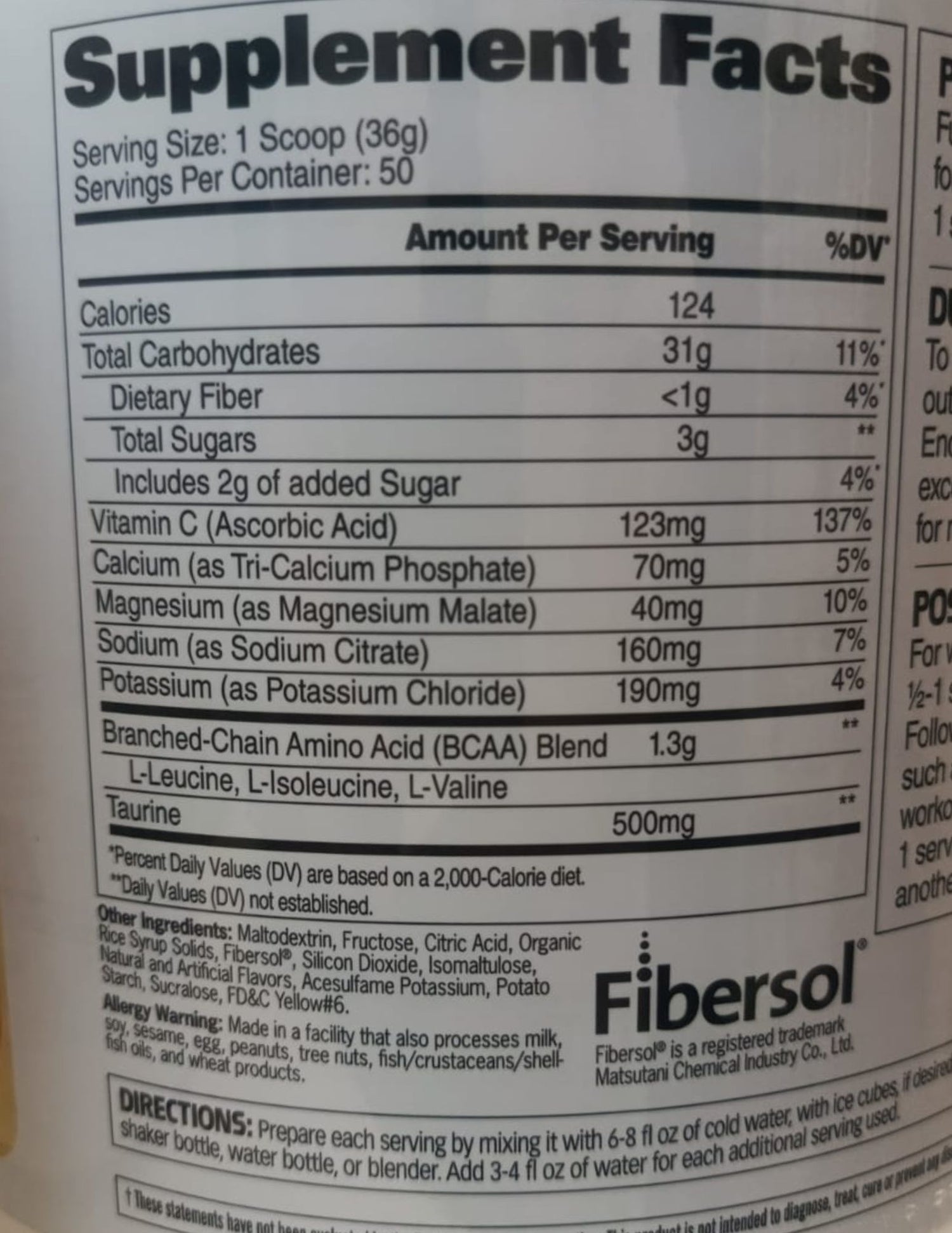 GAT CARBOTEIN 3.85LBS 1.80KG ORANGE