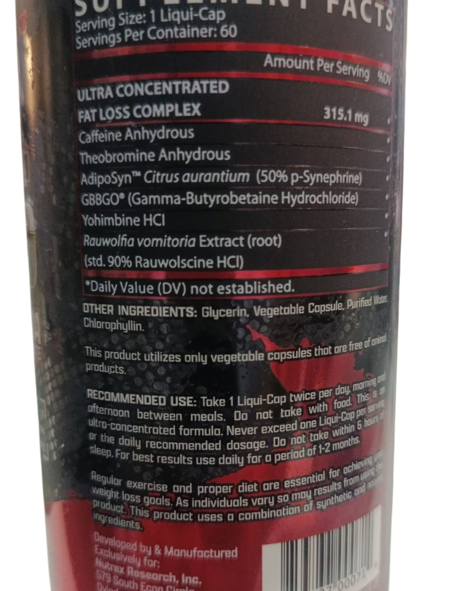 LIPO 6 BLACK ULTRA CONCENTRATE 60 CAPS