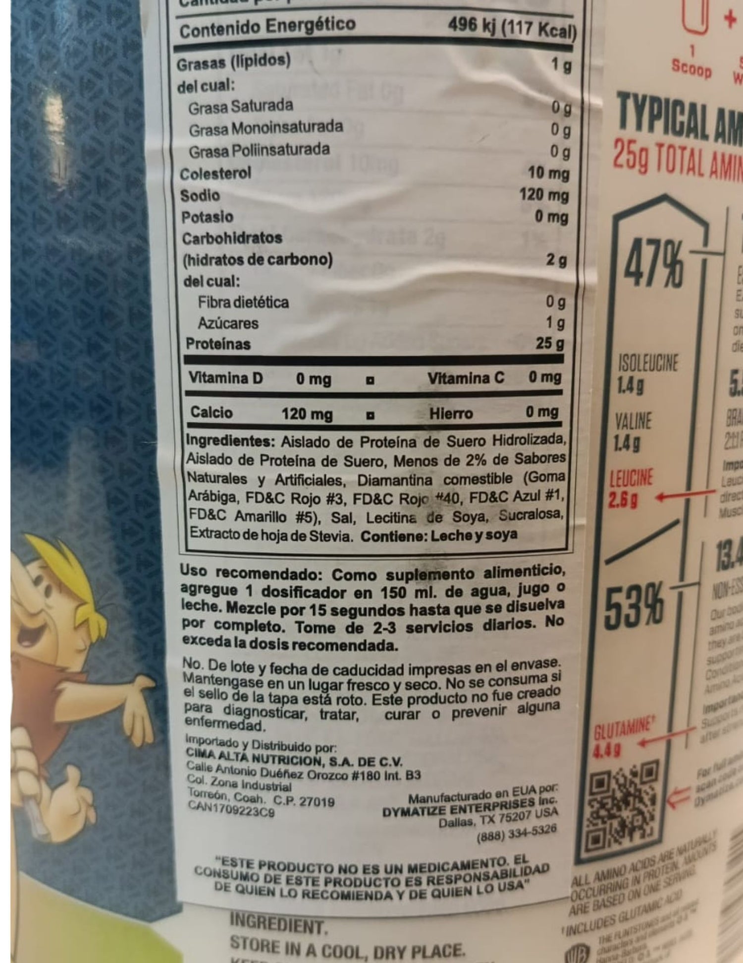 DYM ISO 100 3LBS 1.37KG FRUITY PEBBLES