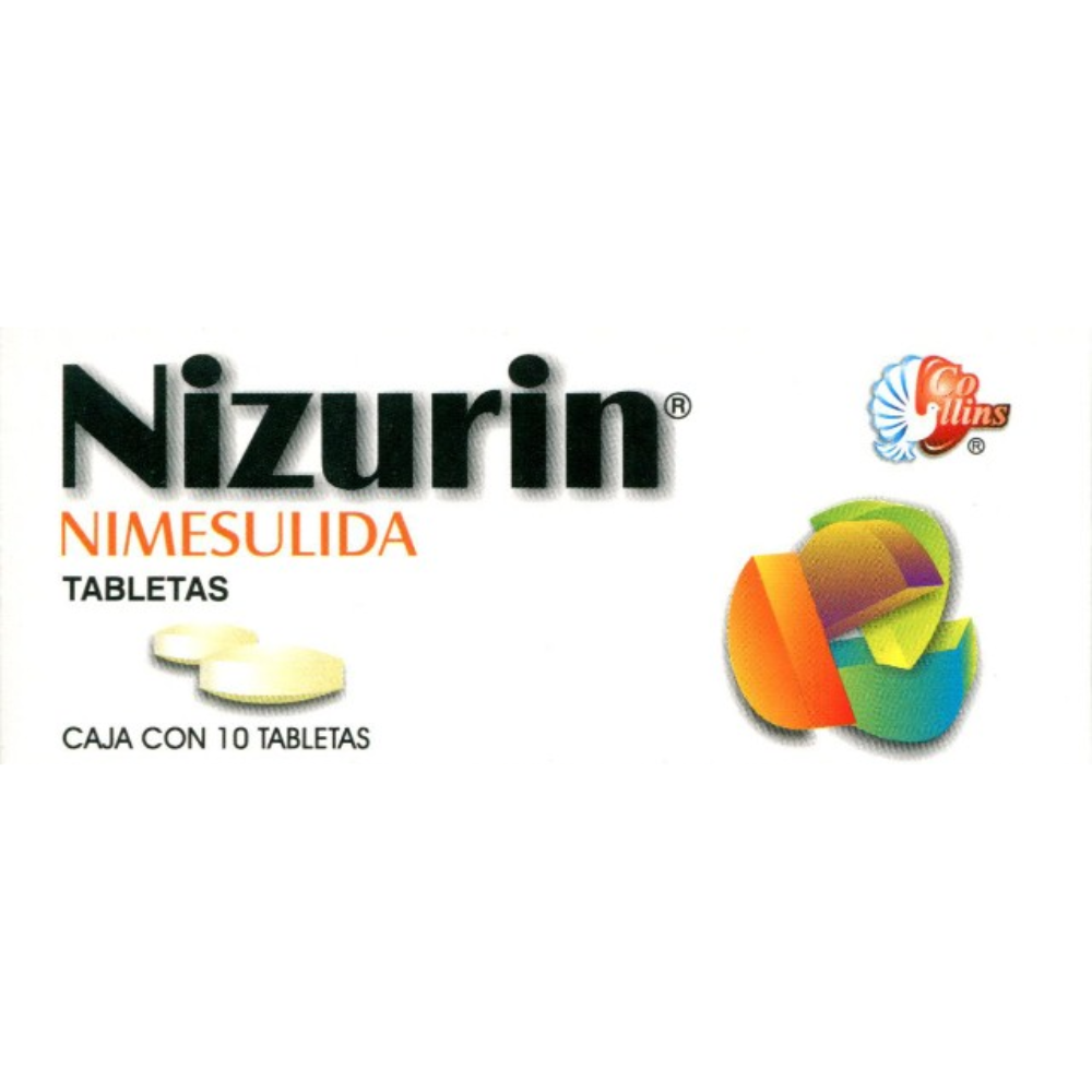 NIZURIN (NIMESULIDE) 100MG 10TABLETS