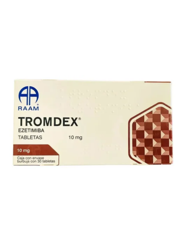 TROMDEX (EZETIMIBE) 10MG 30 TABLETS