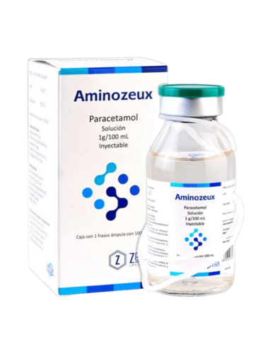 AMINOZEUX (PARACETAMOL) 1G/100ML INJECTABLE SOLUTION 100 ML