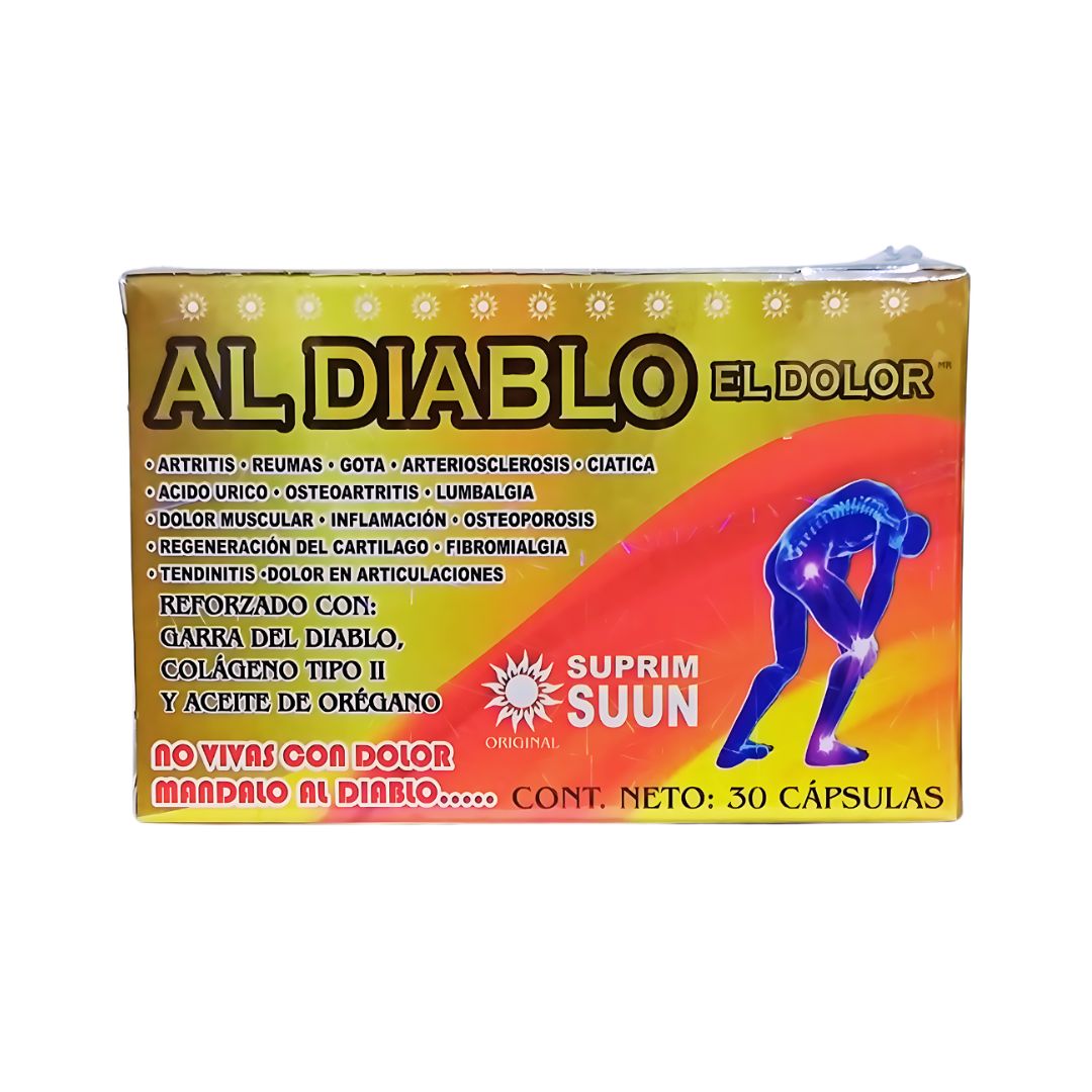 AL DIABLO EL DOLOR 30 CAPSULAS