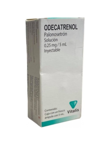 ODECATRENOL (PALONOSETRON) 0.25MG/5ML INJECTABLE SOLUTION