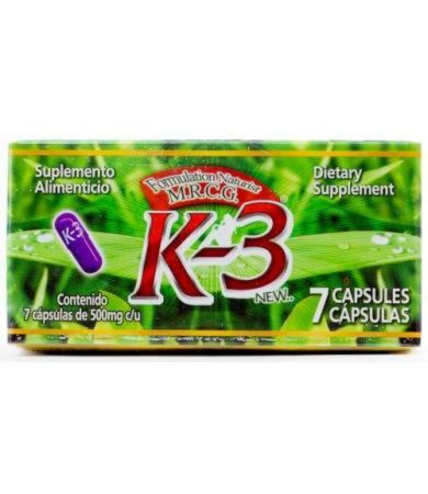 K-3 500MG 7 TAB
