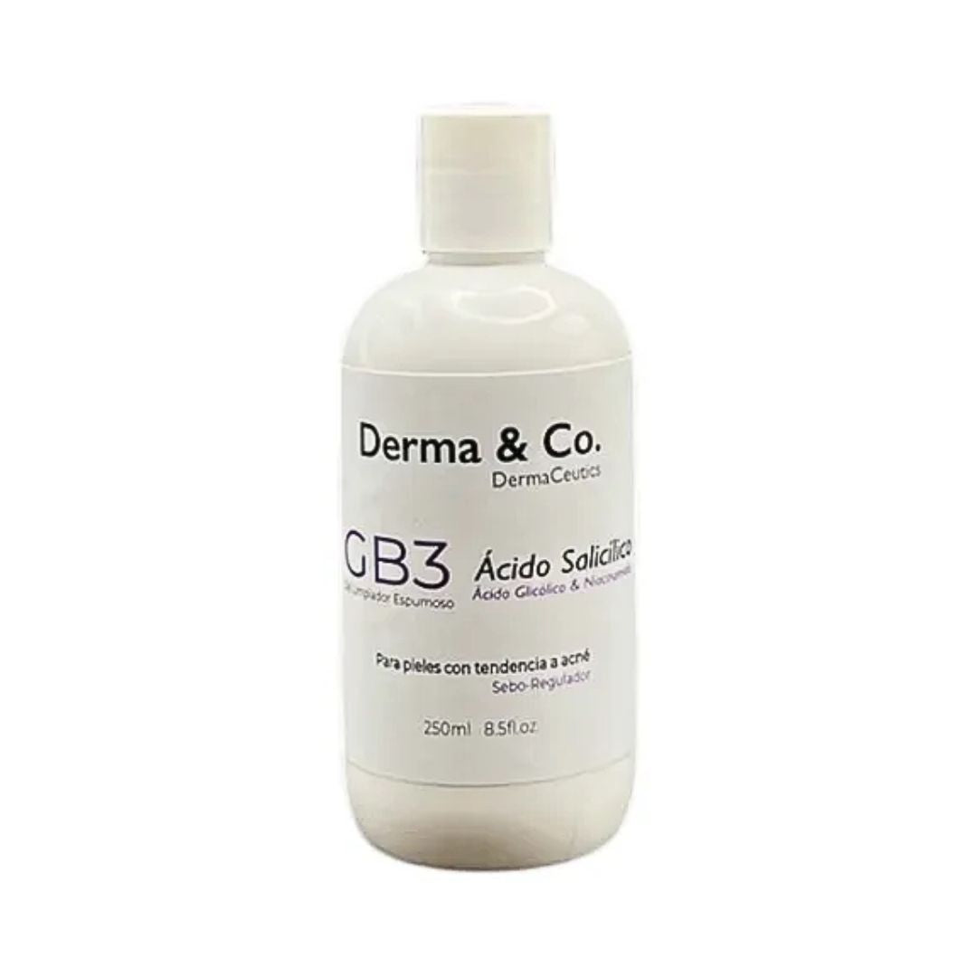 GB3 GEL LIMPIADOR FACIAL ESPUMOSO SEBO REG 250ML