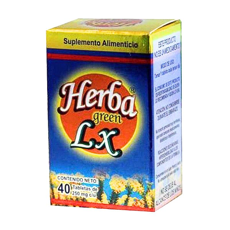 HERBA GREEN LAX 40TABLETS 125MG